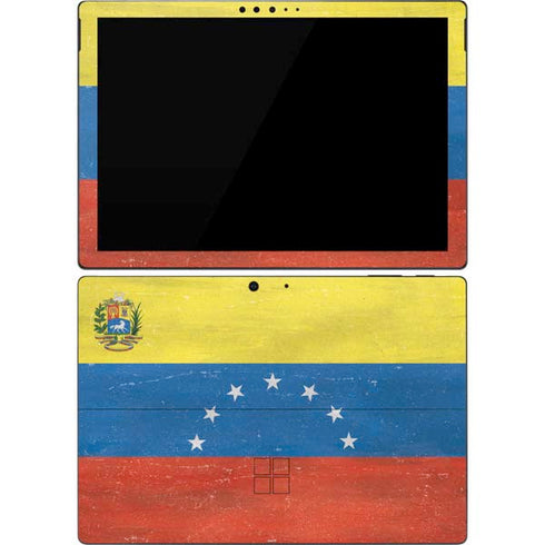 Venezuela Flag Distressed Surface Pro 7 Skin